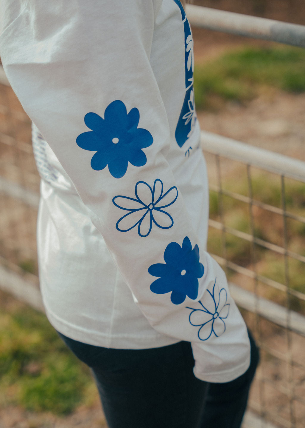 Truck Floral Long Sleeve T-Shirt