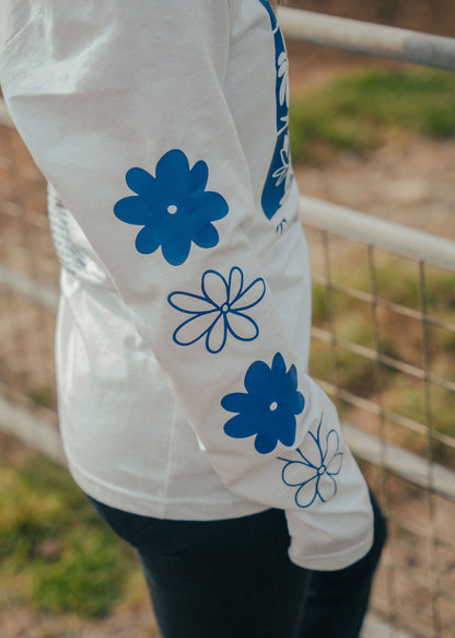 Truck Floral Long Sleeve T-Shirt