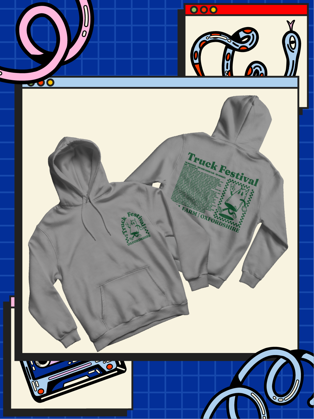 Truck Monster Badge Hoodie